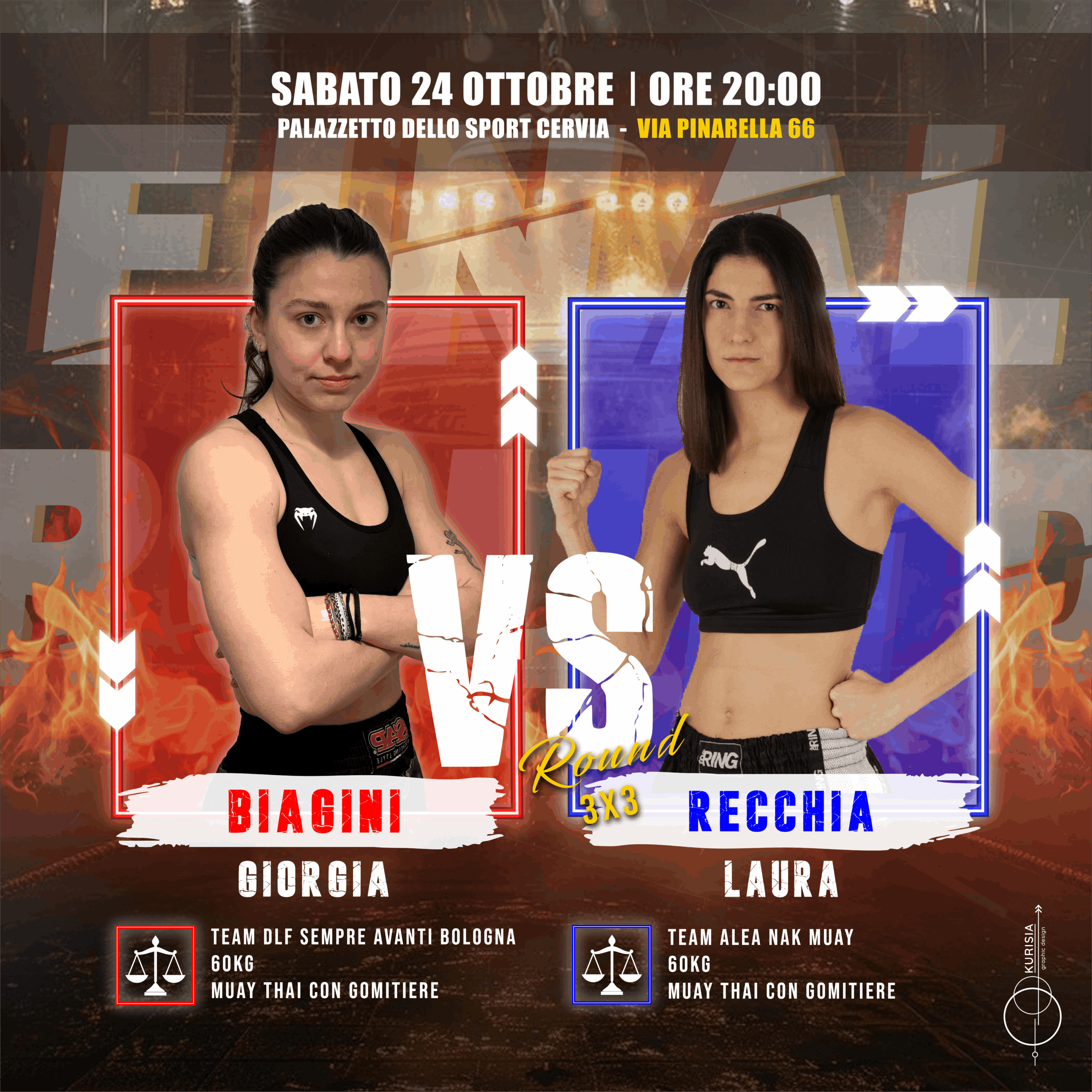 Biagini Giorgia VS Recchia Laura al Final Round Cervia