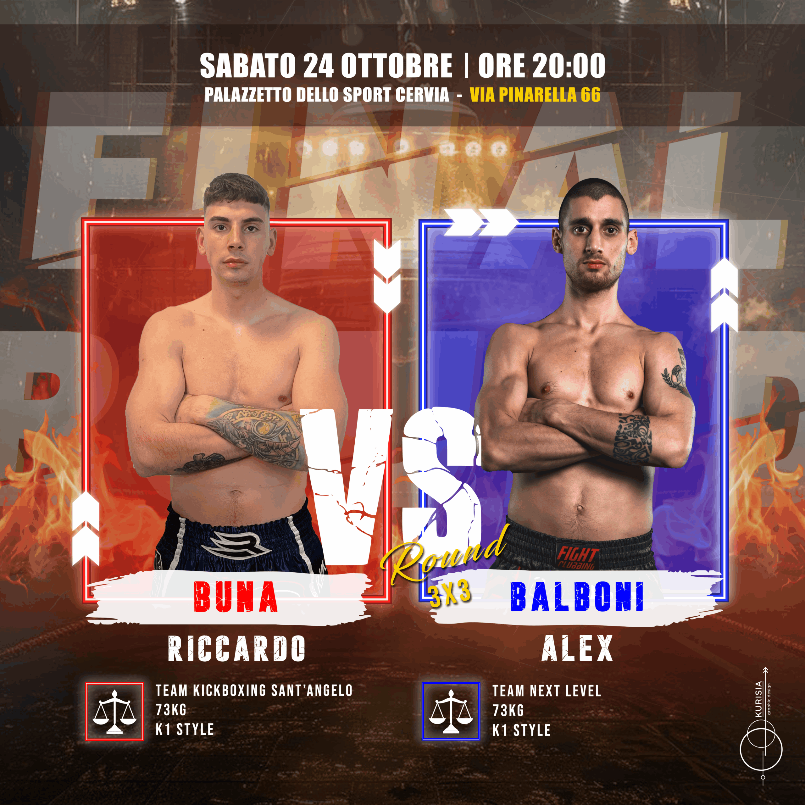 Buna Riccardo VS Balboni Alex al Final Round Cervia