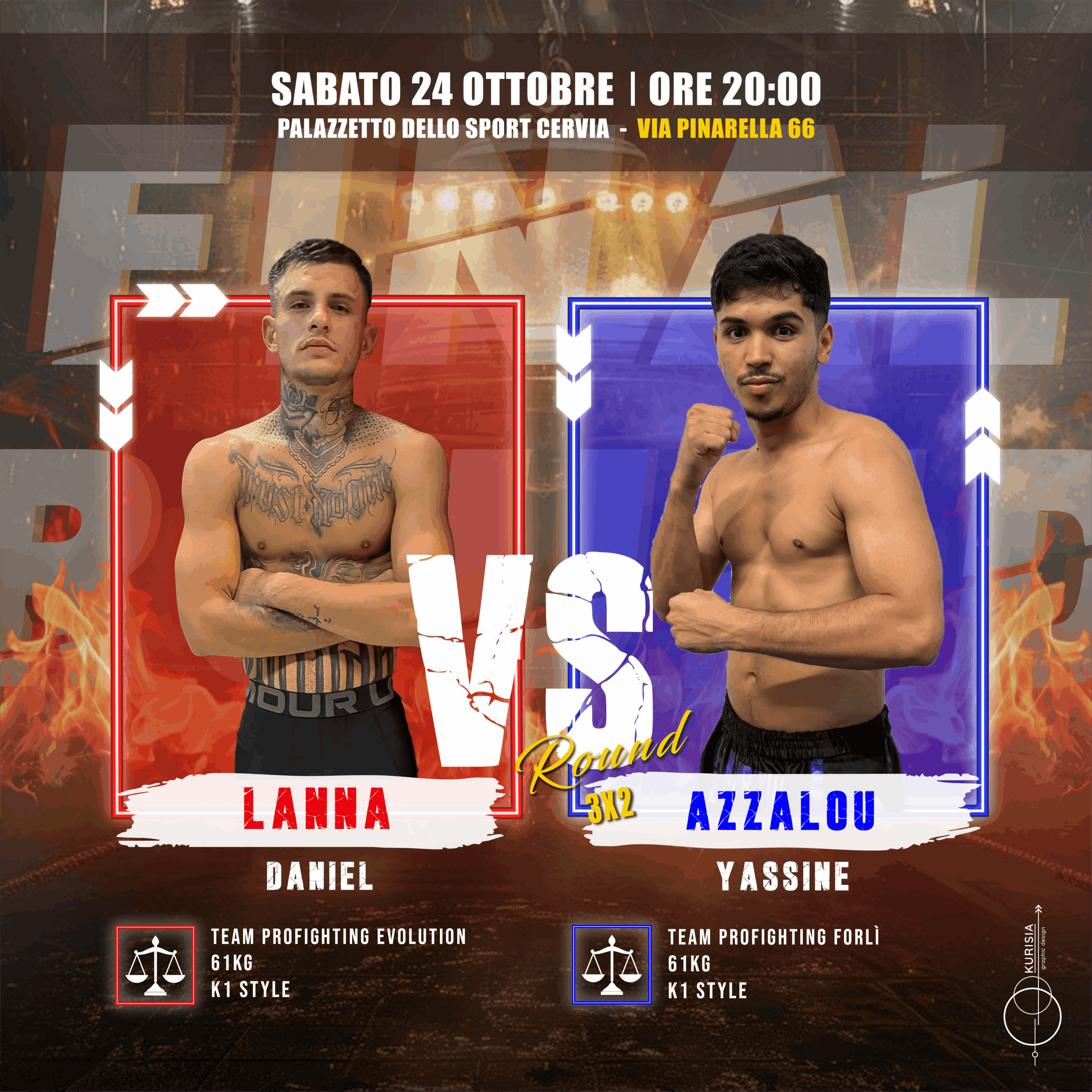Lanna Daniel VS Azzalou Yassine al Final Round Cervia