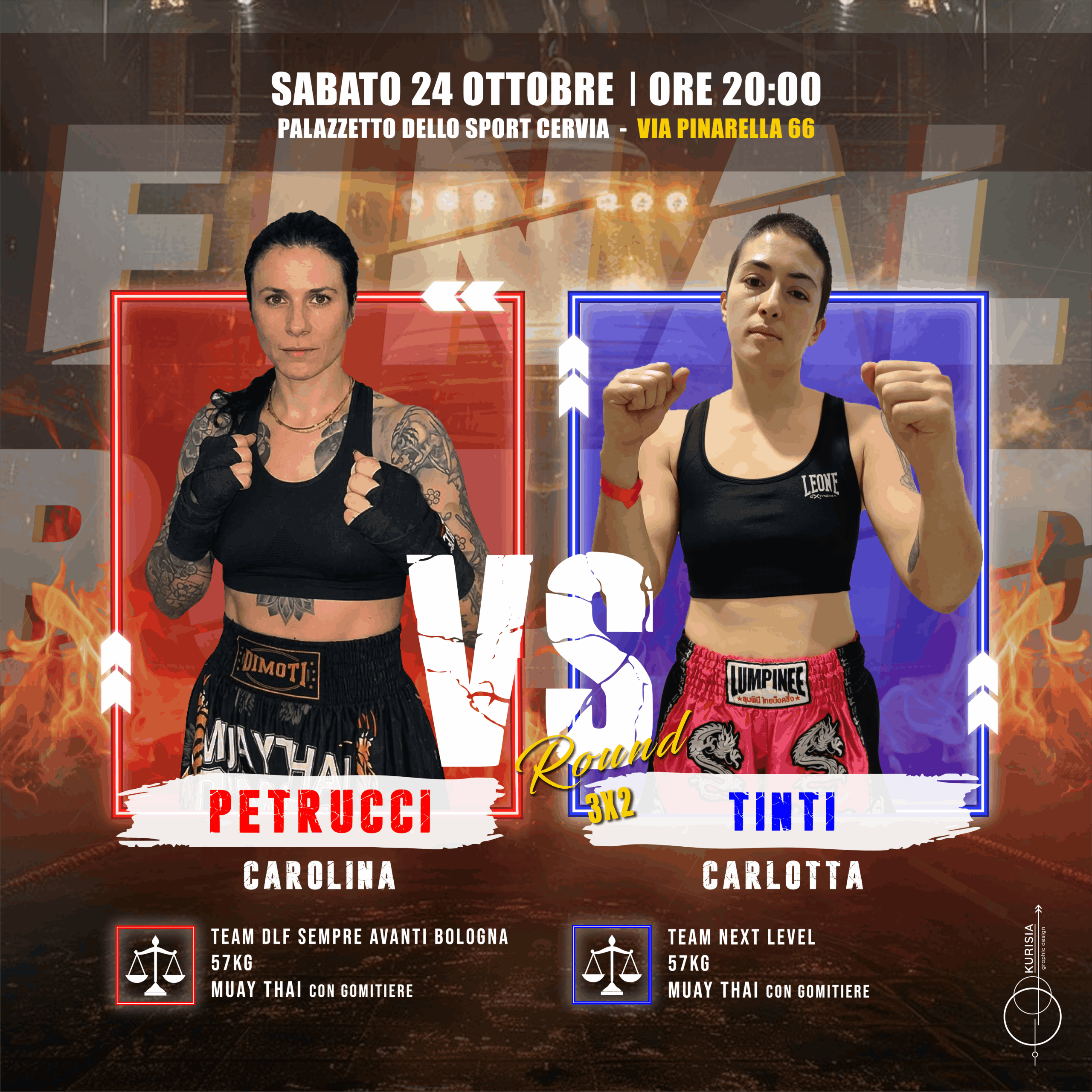 Petrucci Carolina VS Tinti Carlotta al Final Round Cervia