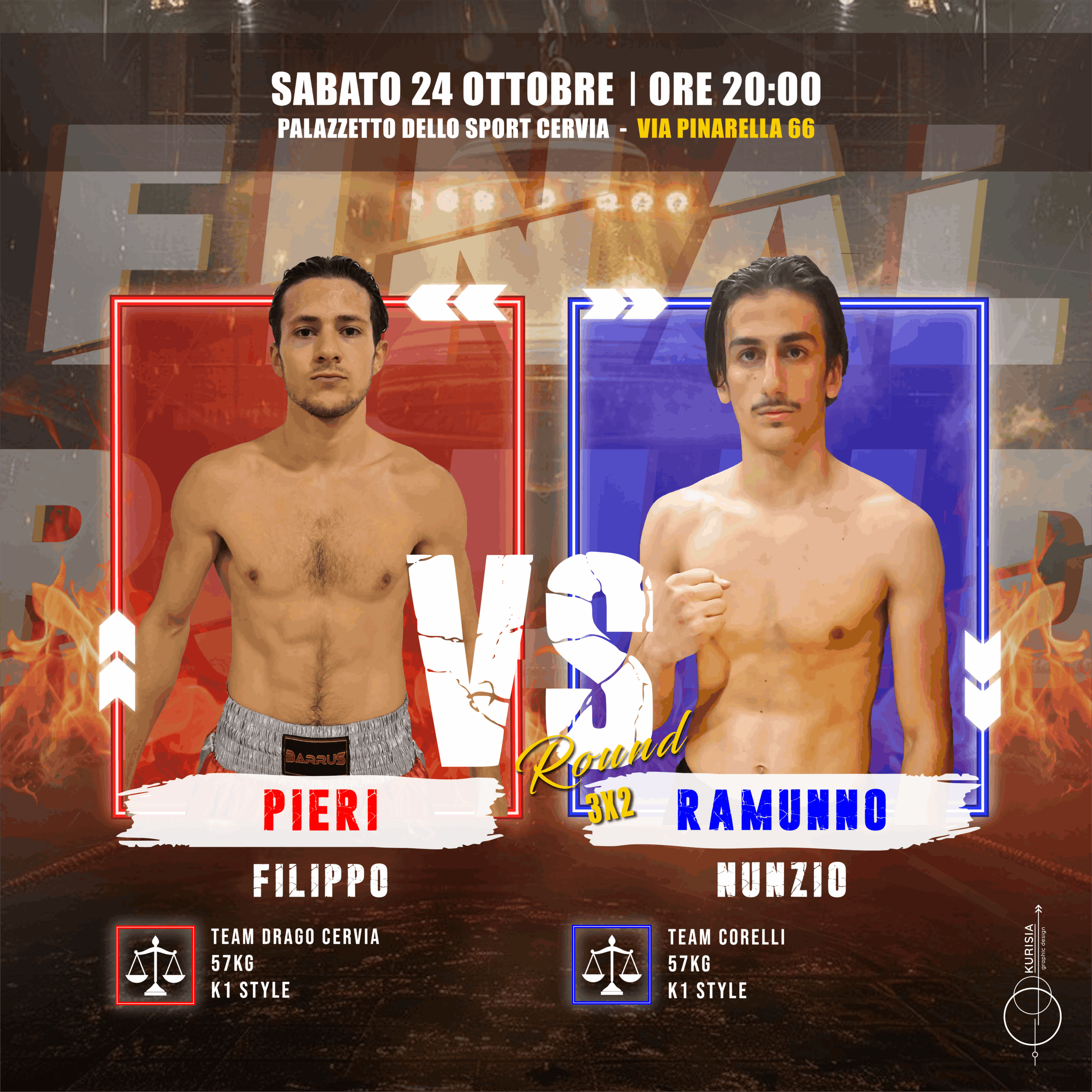 Pieri Filippo VS Ramunno Nunzio al Final Round Cervia