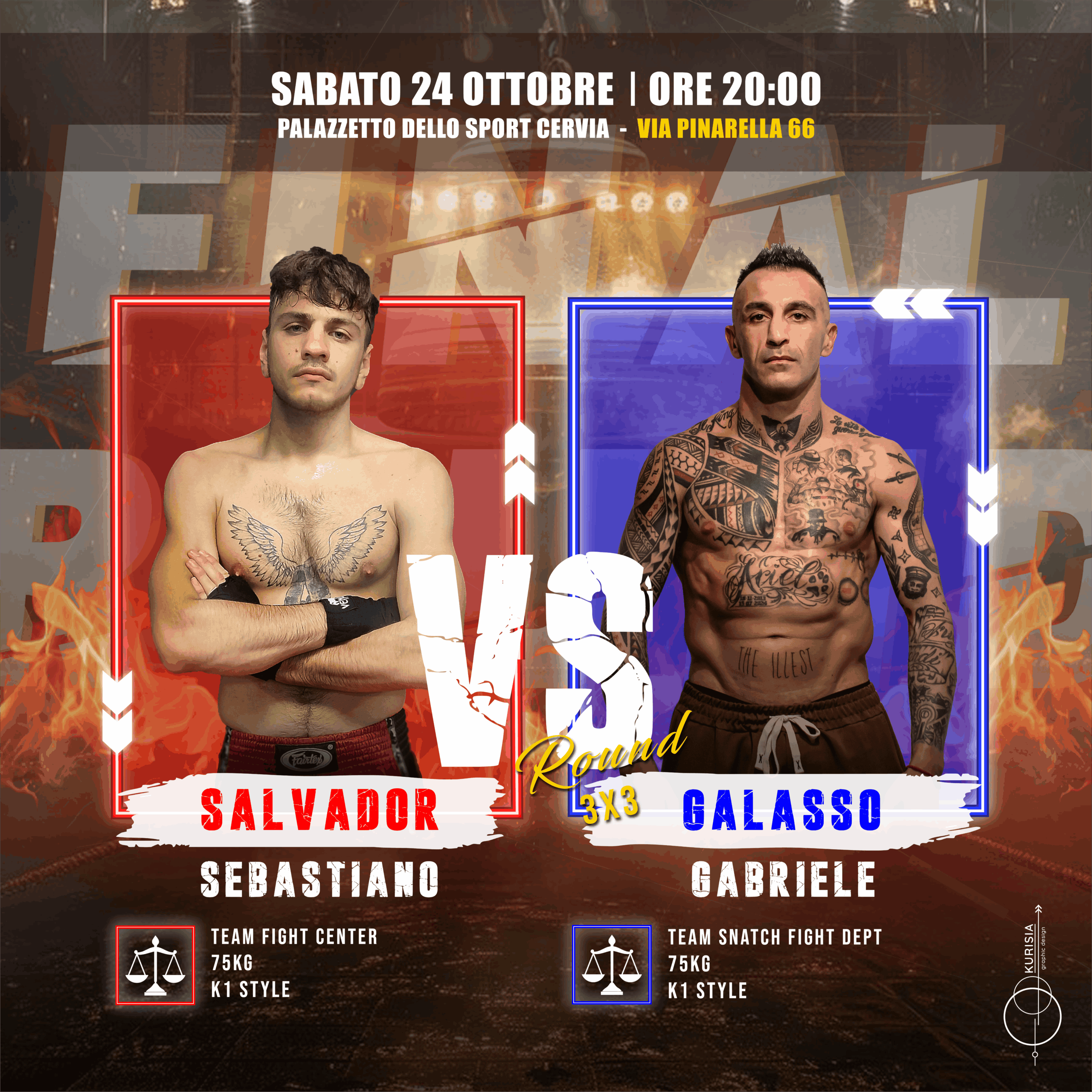 Salvador Sebastiano VS Galasso Gabriele al Final Round Cervia