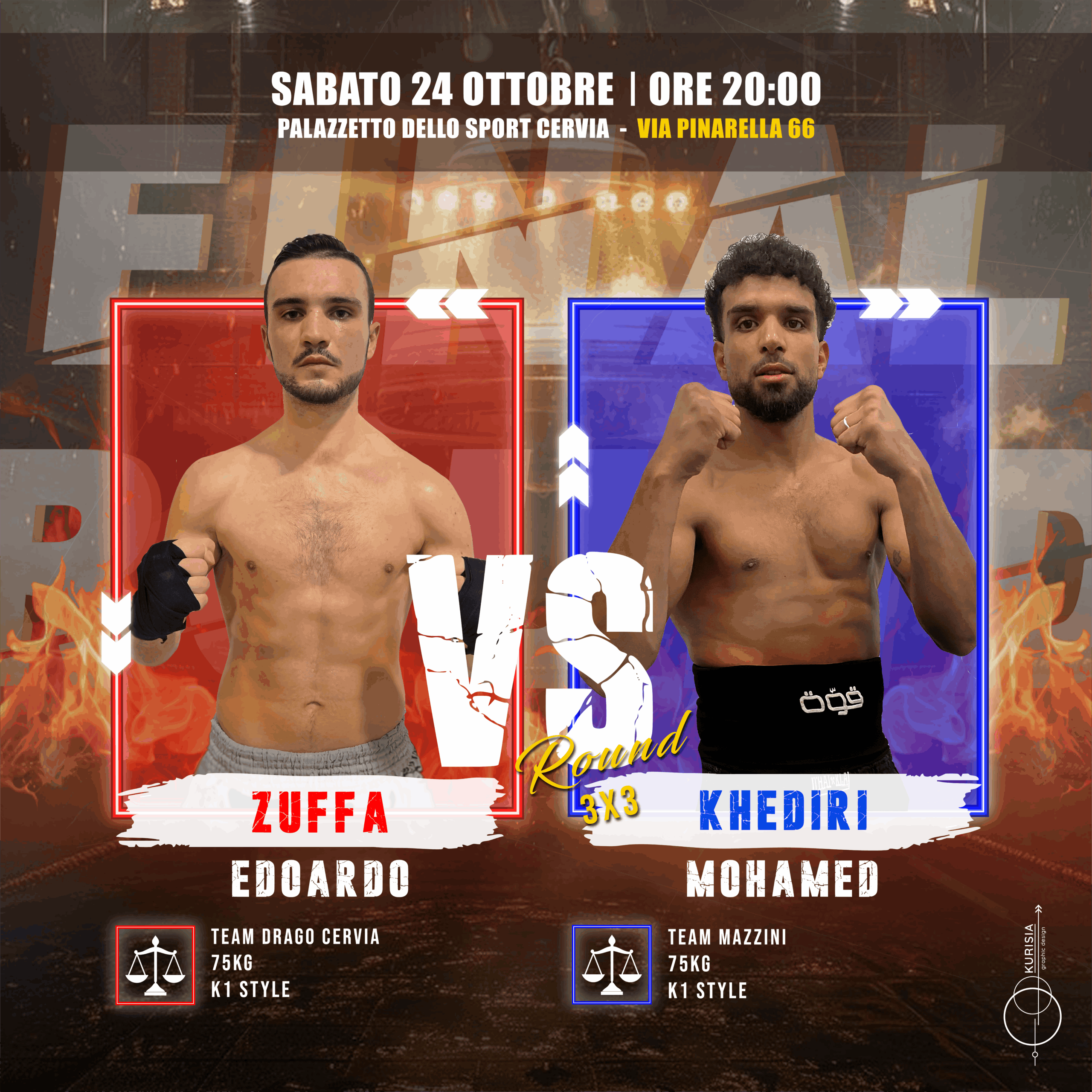 Zuffa Edoardo VS Khediri Mohamed al Final Round Cervia